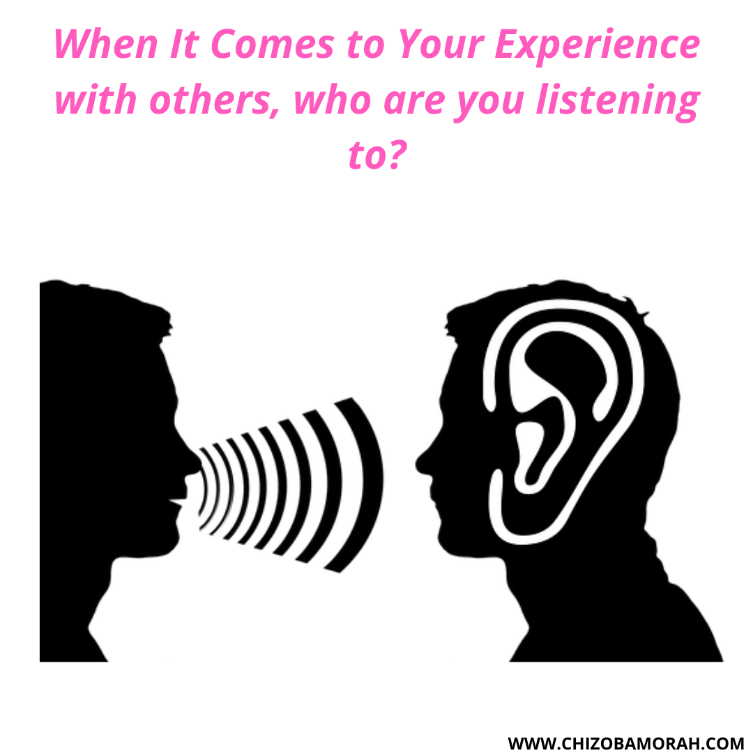 Who are you listening to?